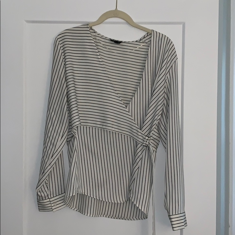 TopShop Striped Blouse